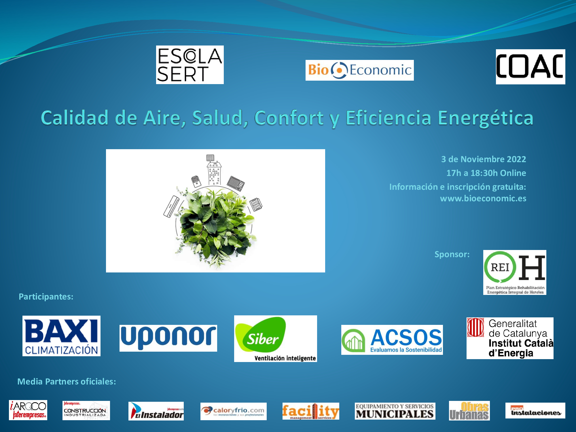 webinar Calidad de Aire, Salud, Confort y Eficiencia Energética